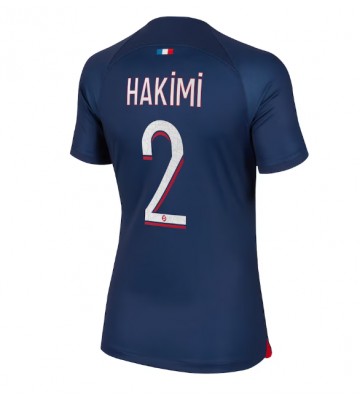Paris Saint-Germain Achraf Hakimi #2 Replika Hjemmebanetrøje Dame 2023-24 Kortærmet